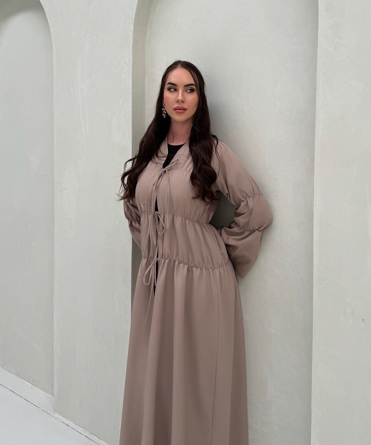 Amira Abaya- Light Khaki