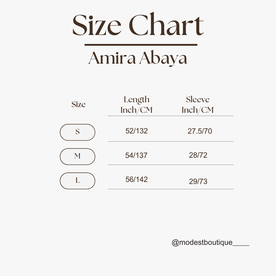 Amira Abaya- Light Khaki
