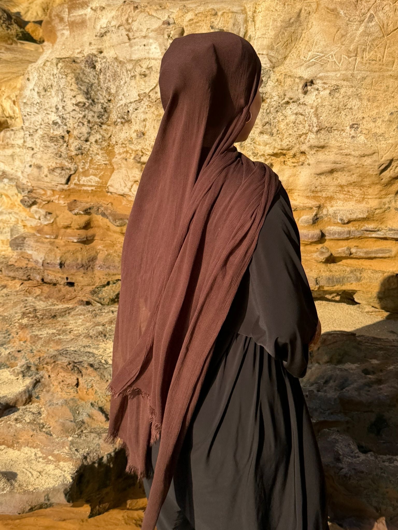 SS Rayon hijab- Espresso