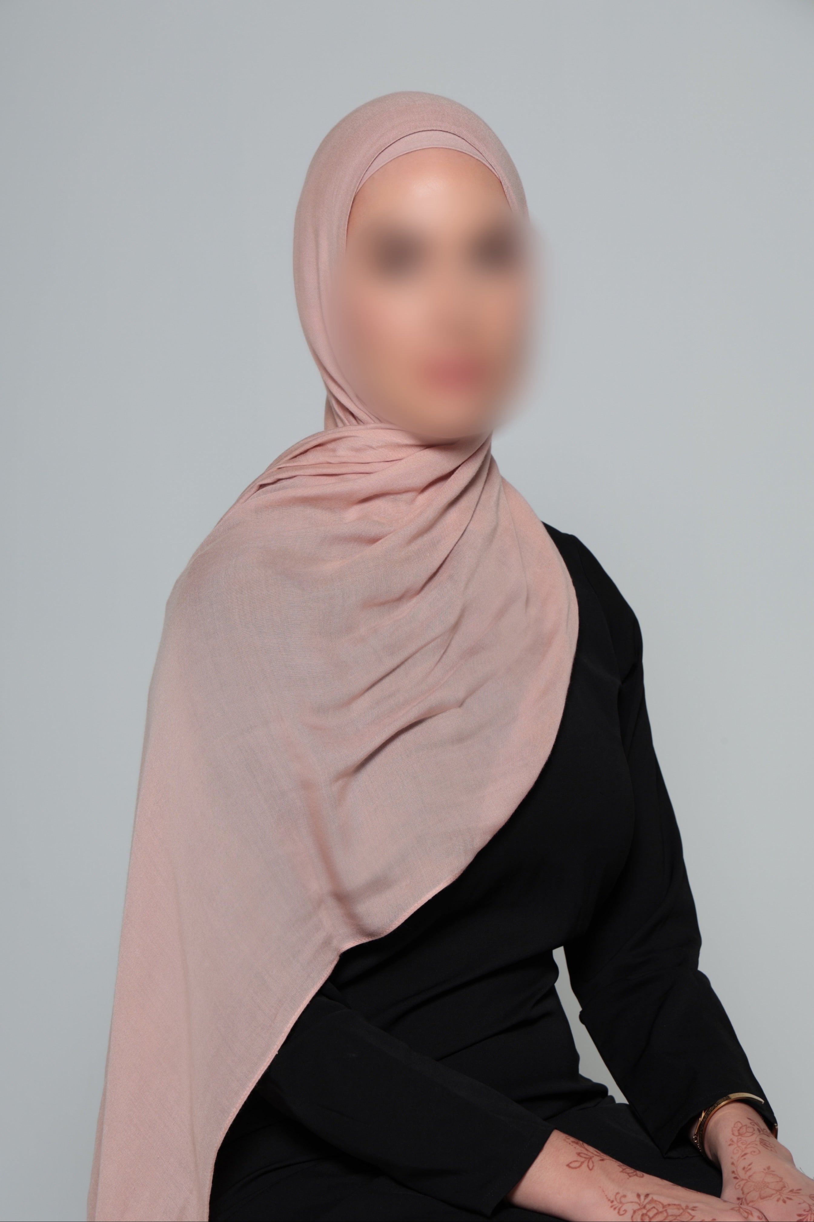 Light Rose Modal Hijab