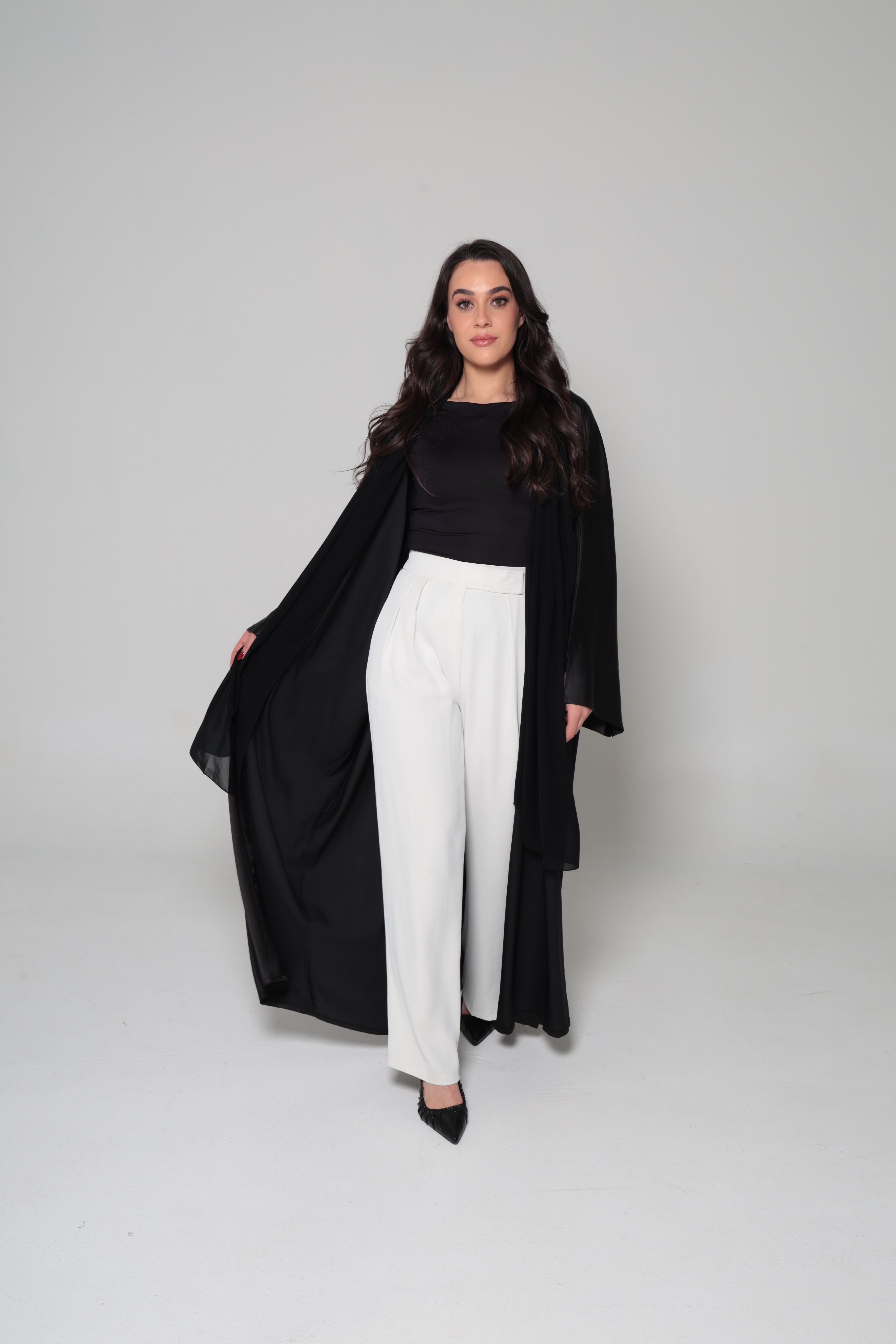 Harir Abaya- Midnight Black