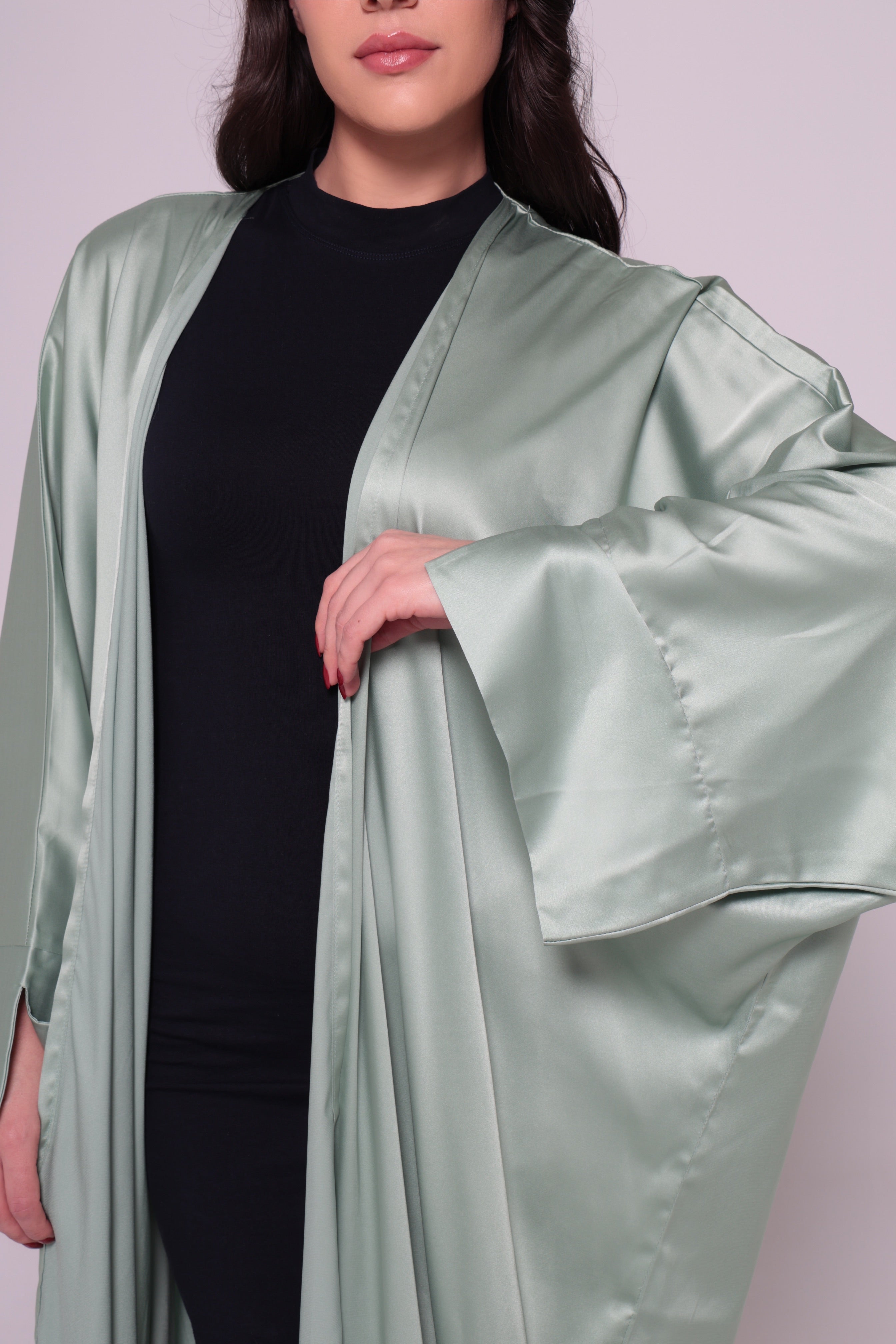 Harir Abaya- Sage Green