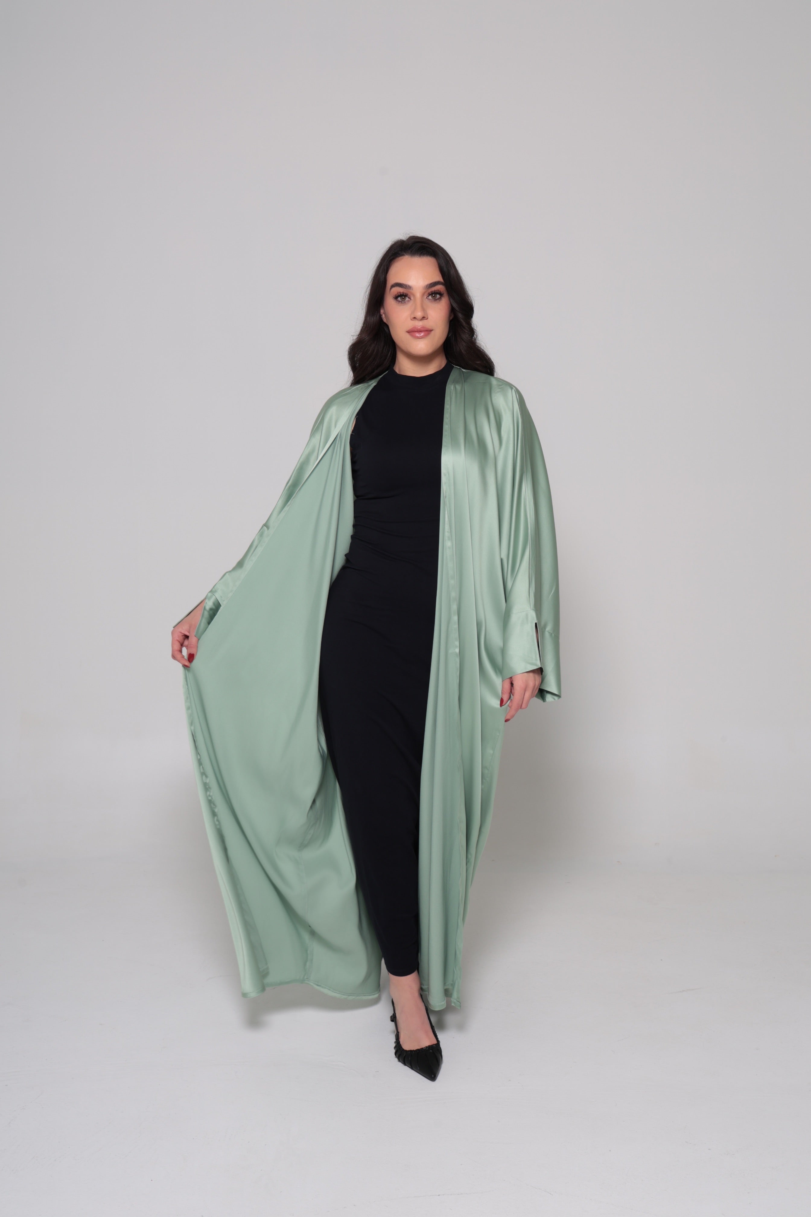 Harir Abaya- Sage Green