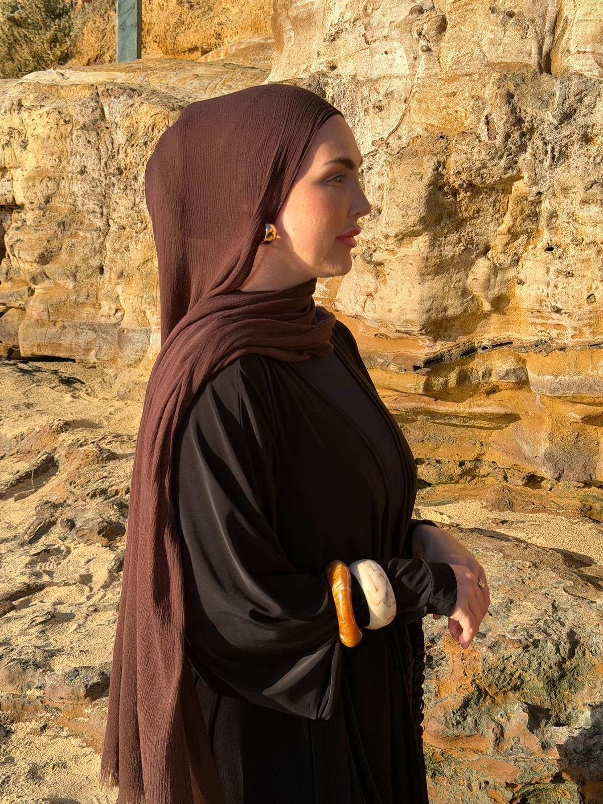 SS Rayon hijab- Espresso