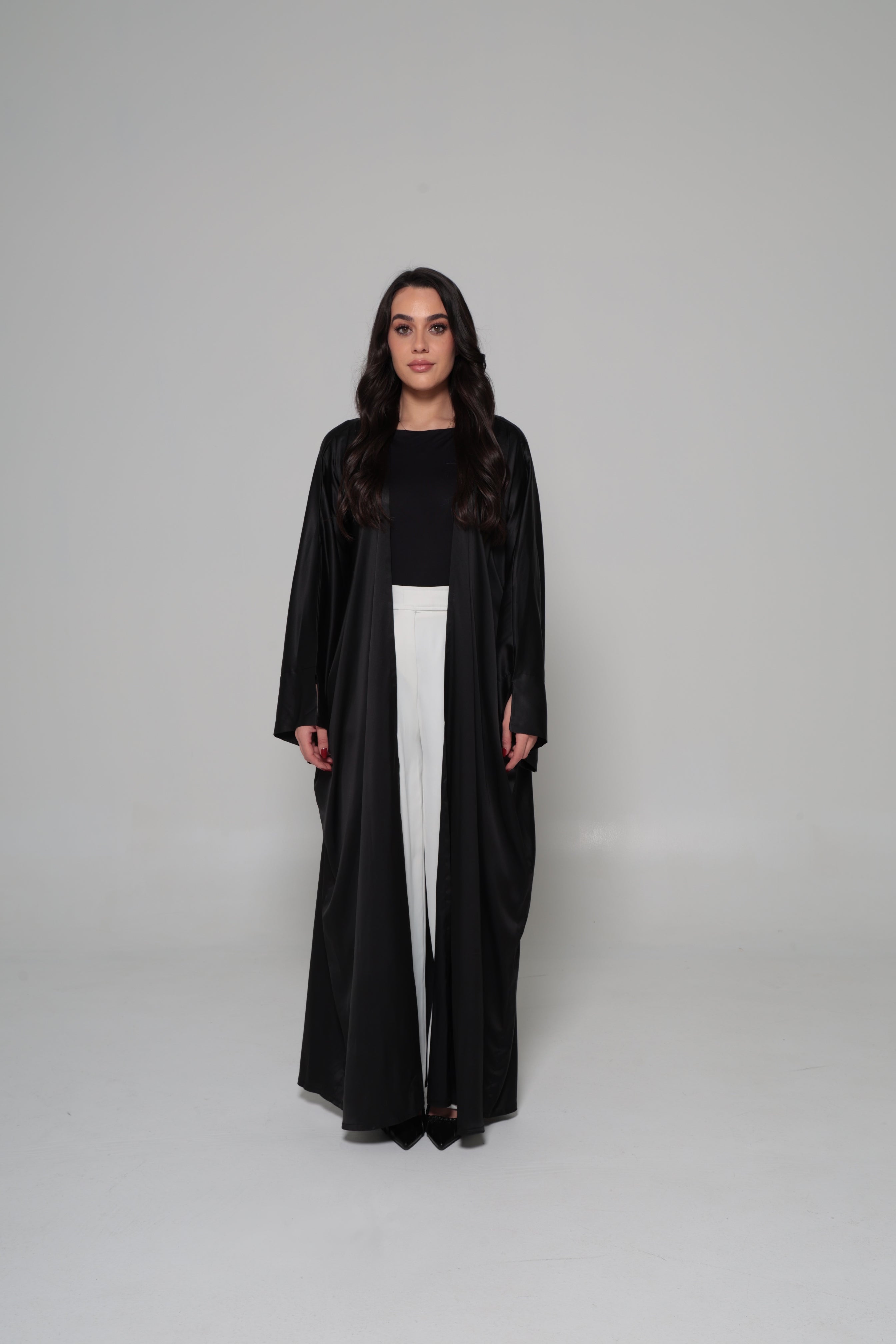 Harir Abaya- Midnight Black