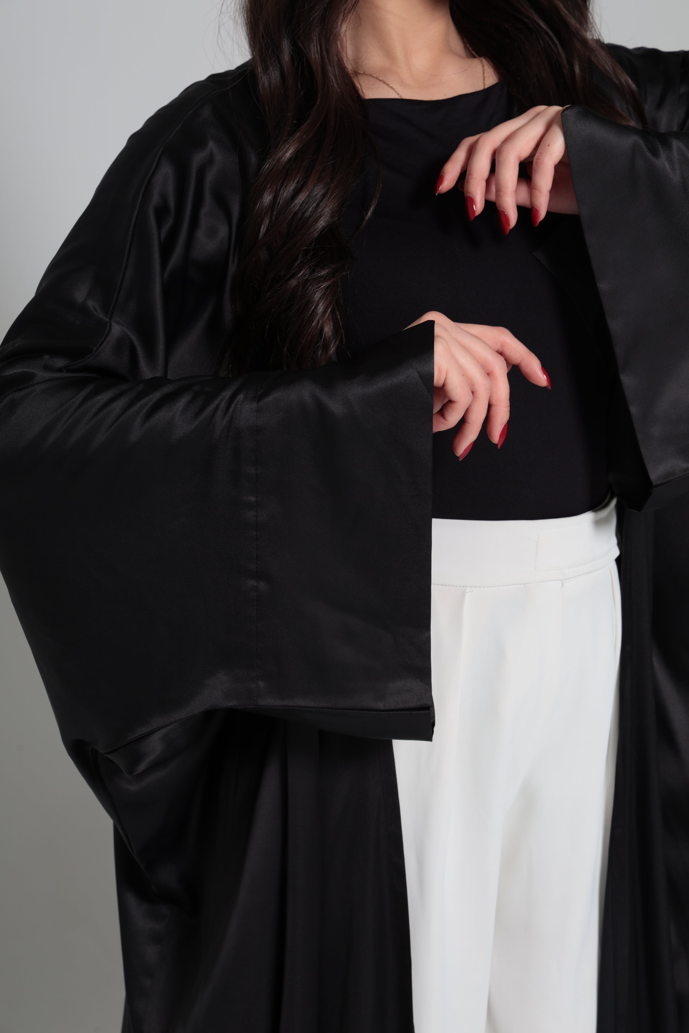Harir Abaya- Midnight Black