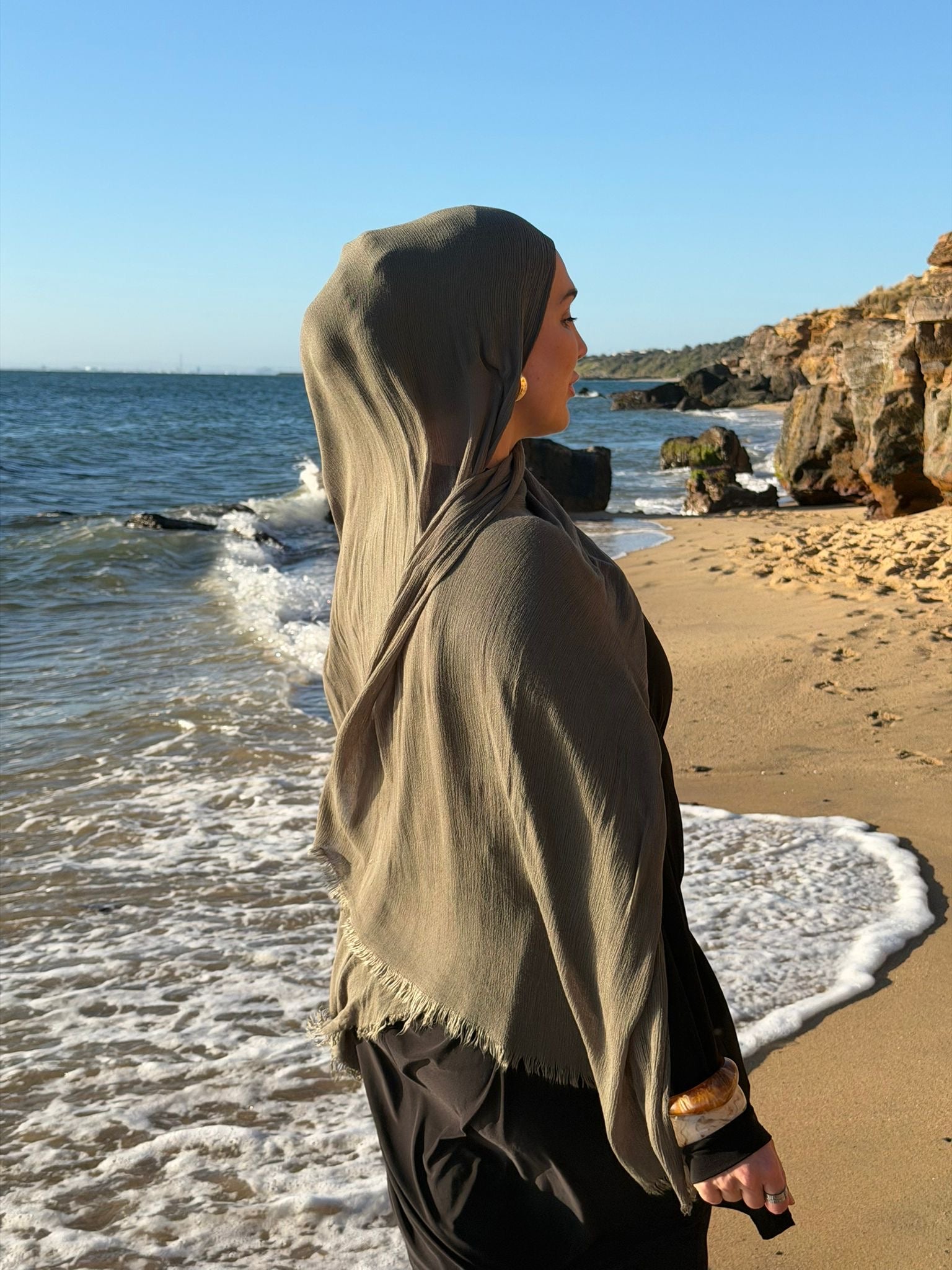 SS Rayon hijab- Thyme