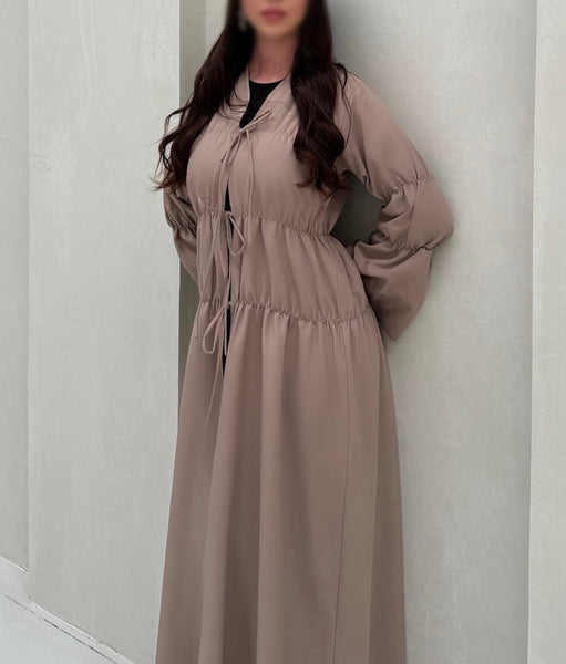 Amira Abaya- Light Khaki Amira Abaya- Light Khaki
