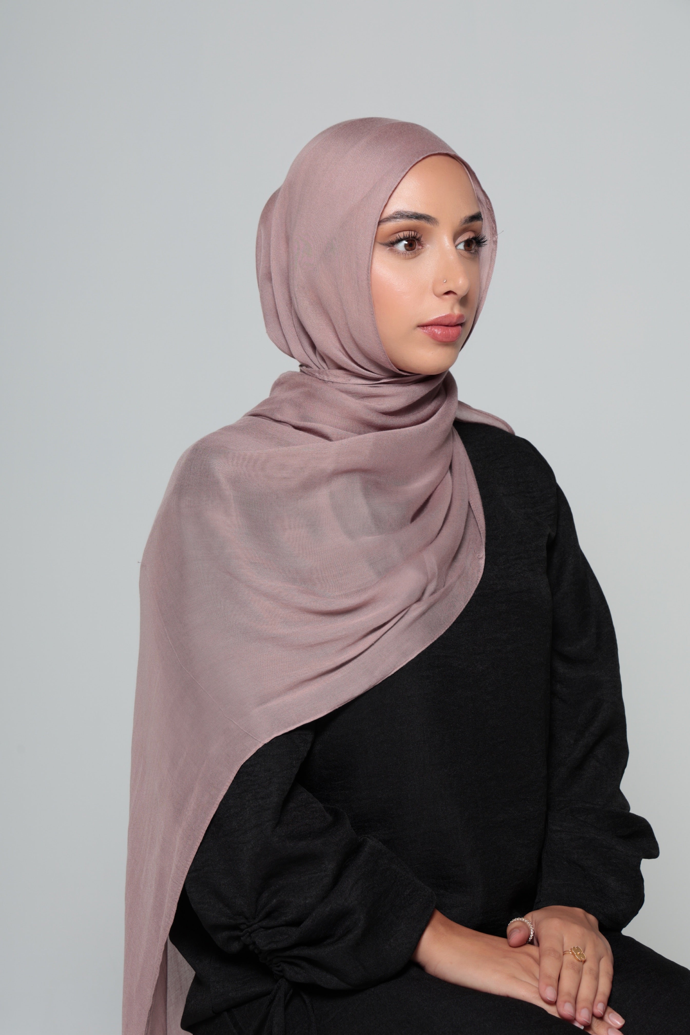 Dusty Pink Modal Hijab