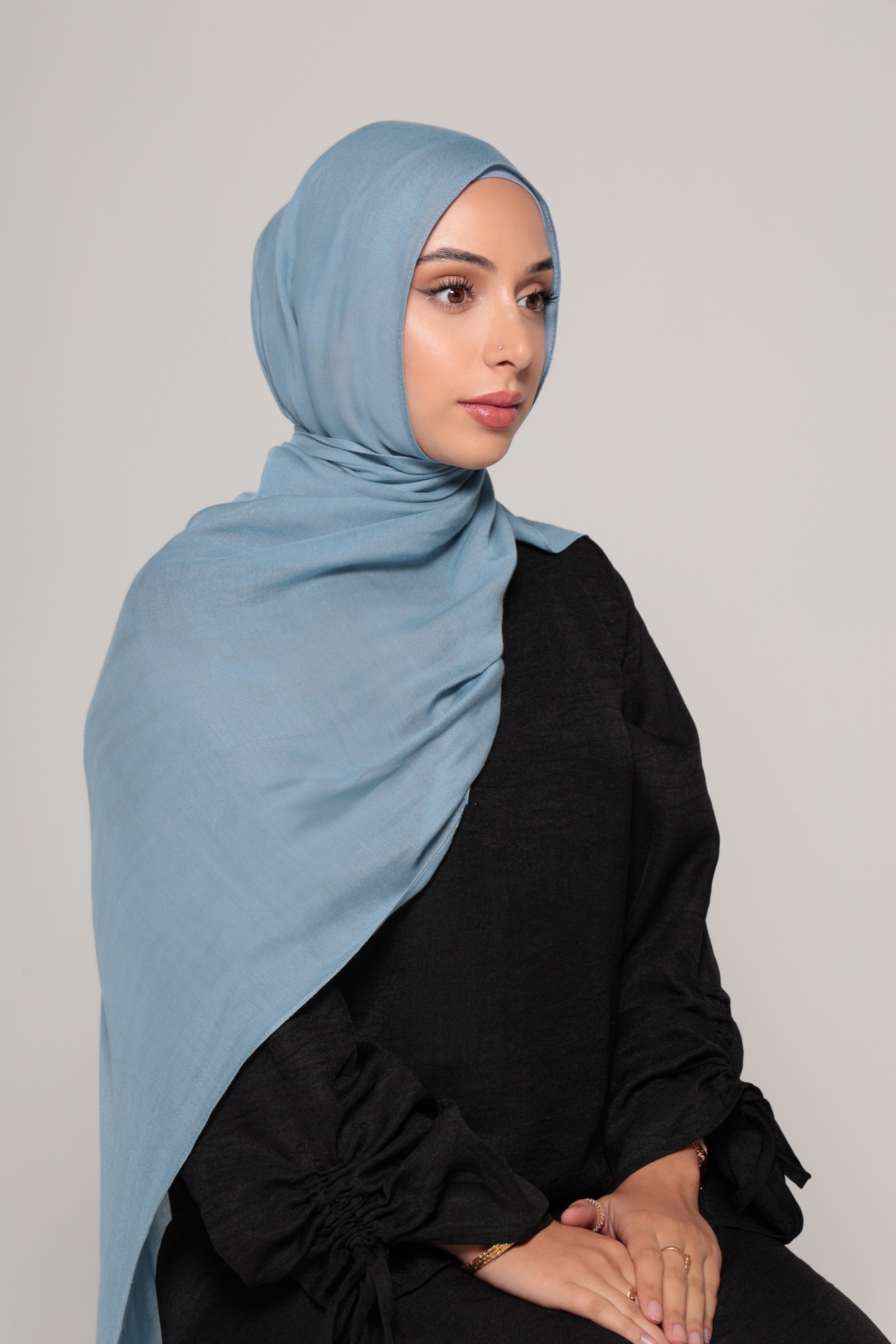 Oceania Blue Modal Hijab