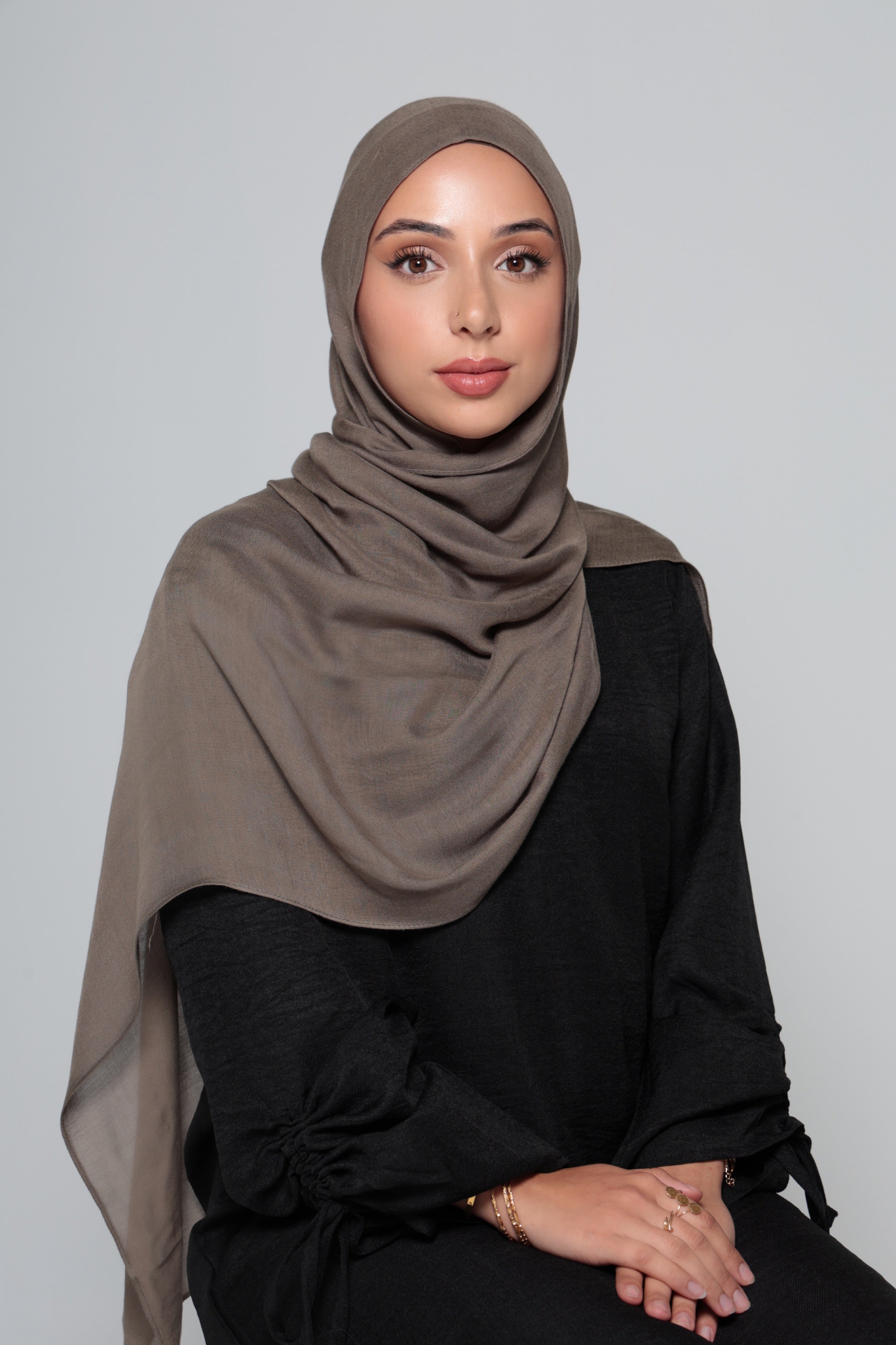 Khaki Modal Hijab