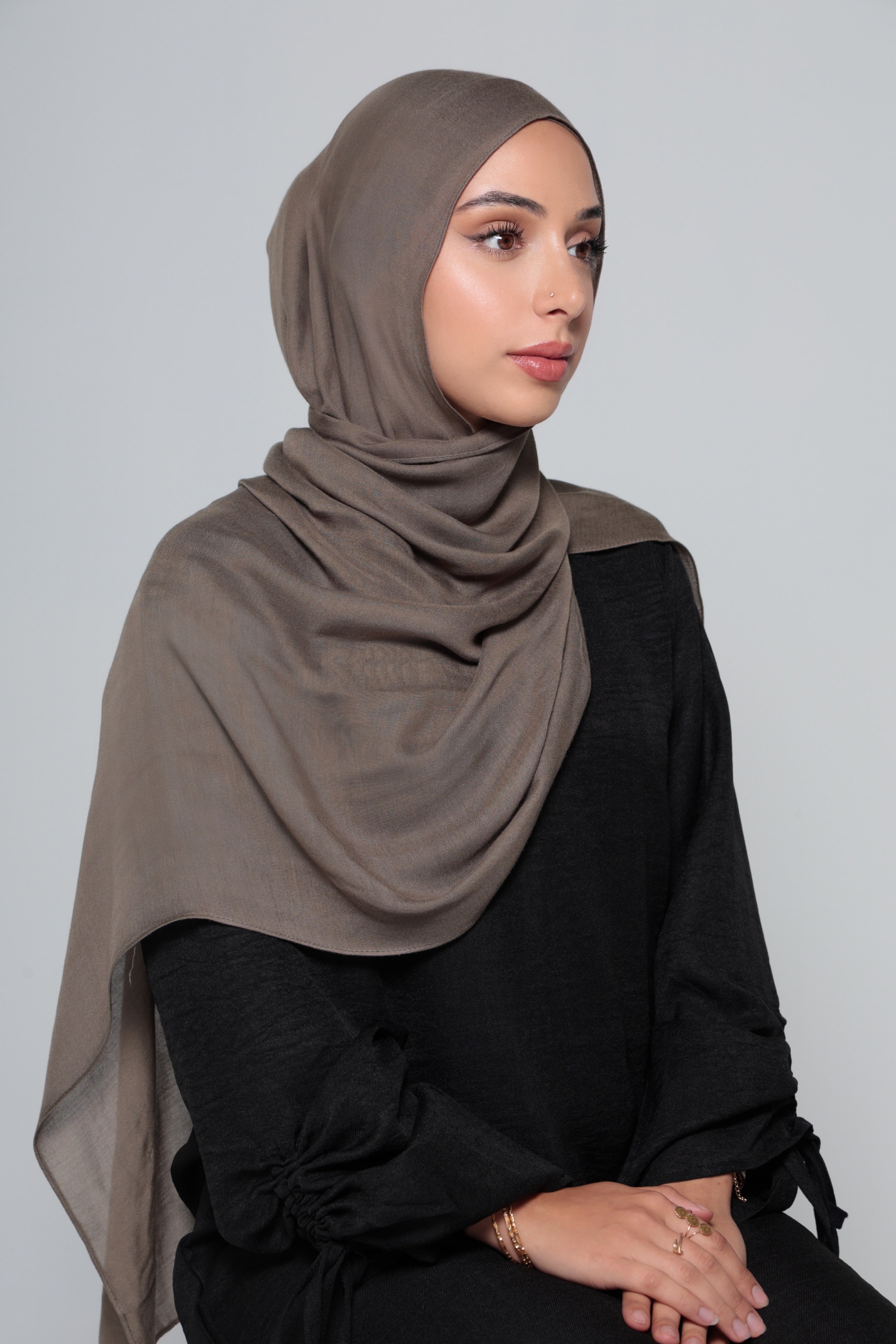 Khaki Modal Hijab