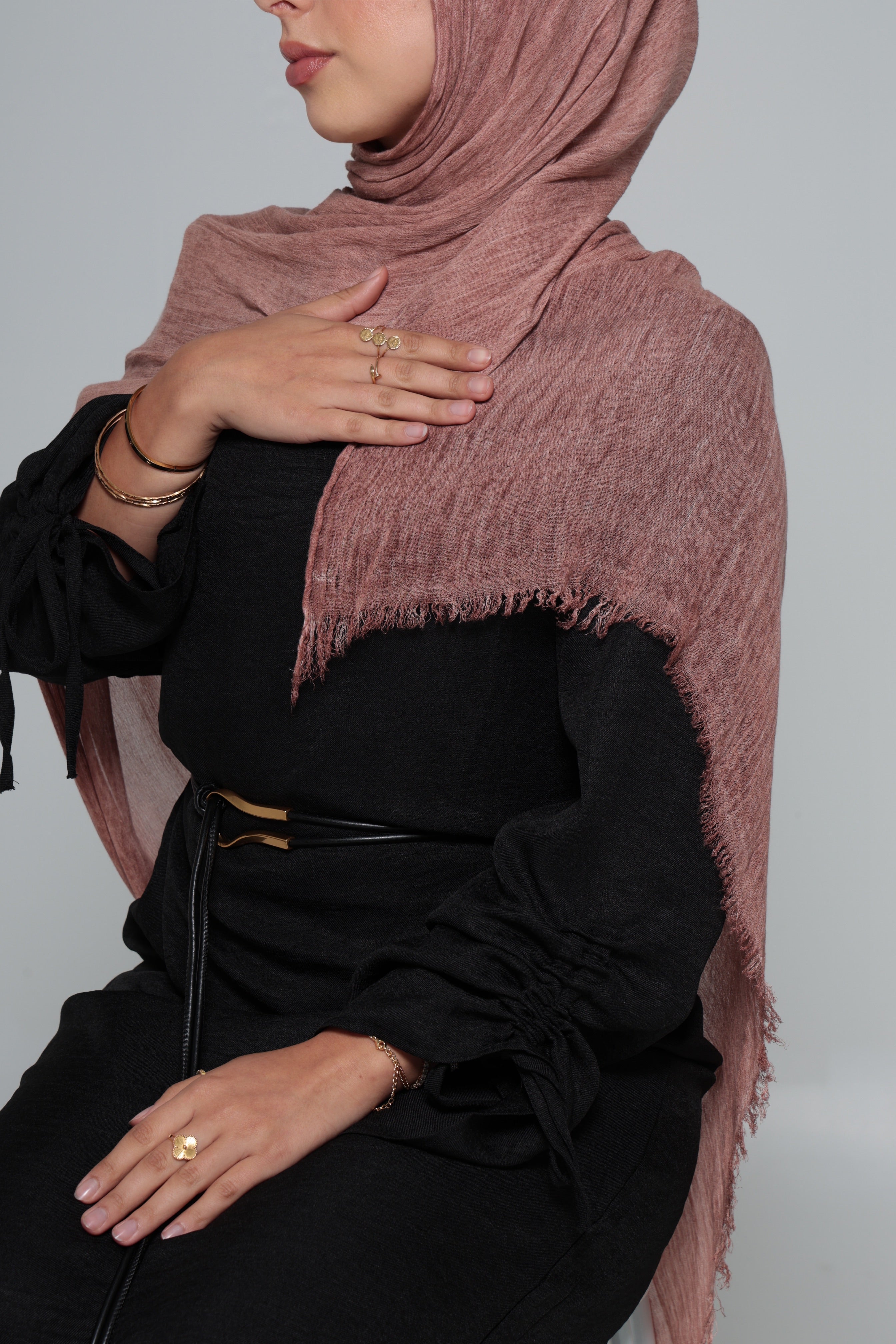 Rust Rayon Hijab