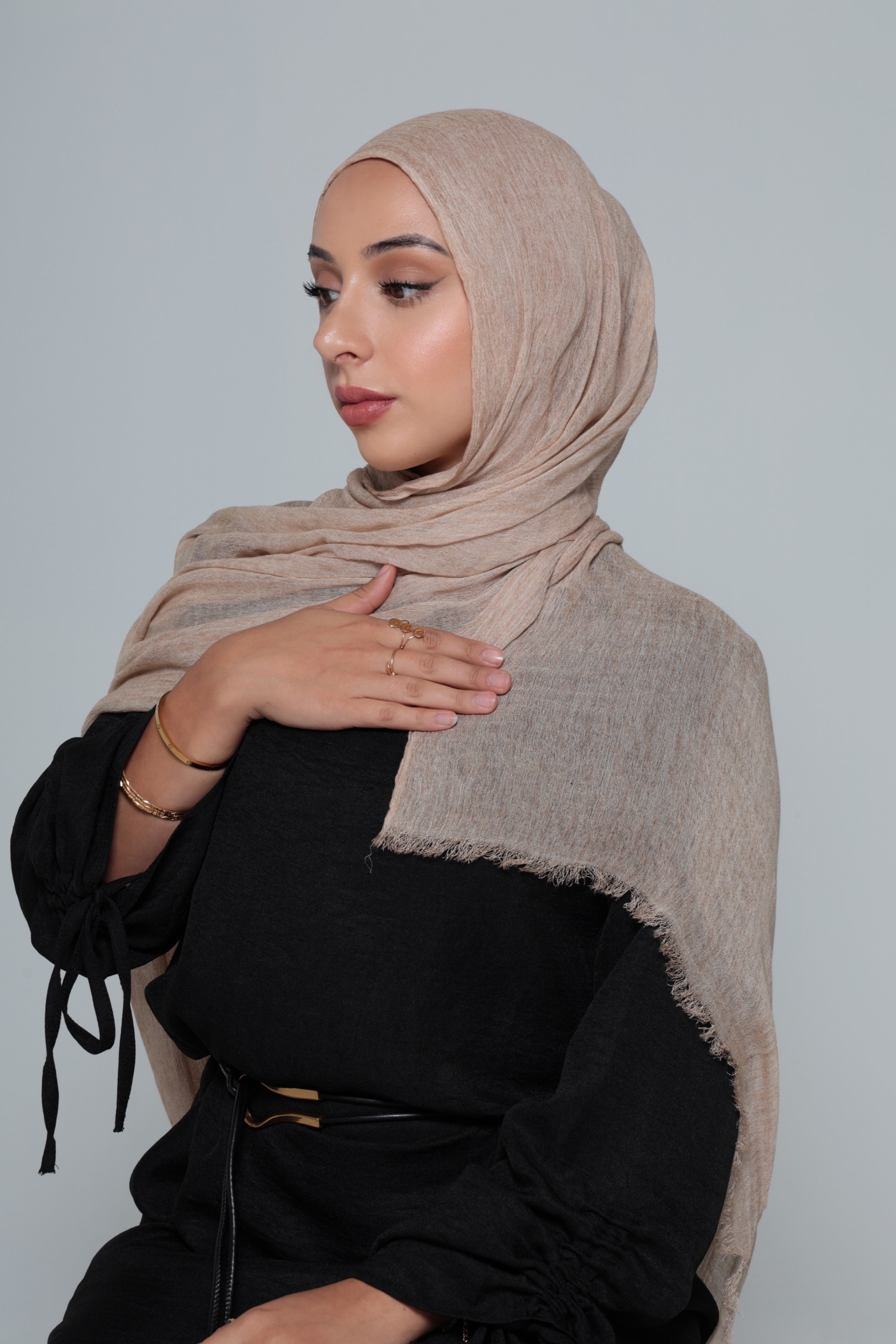 Nude Rayon Hijab