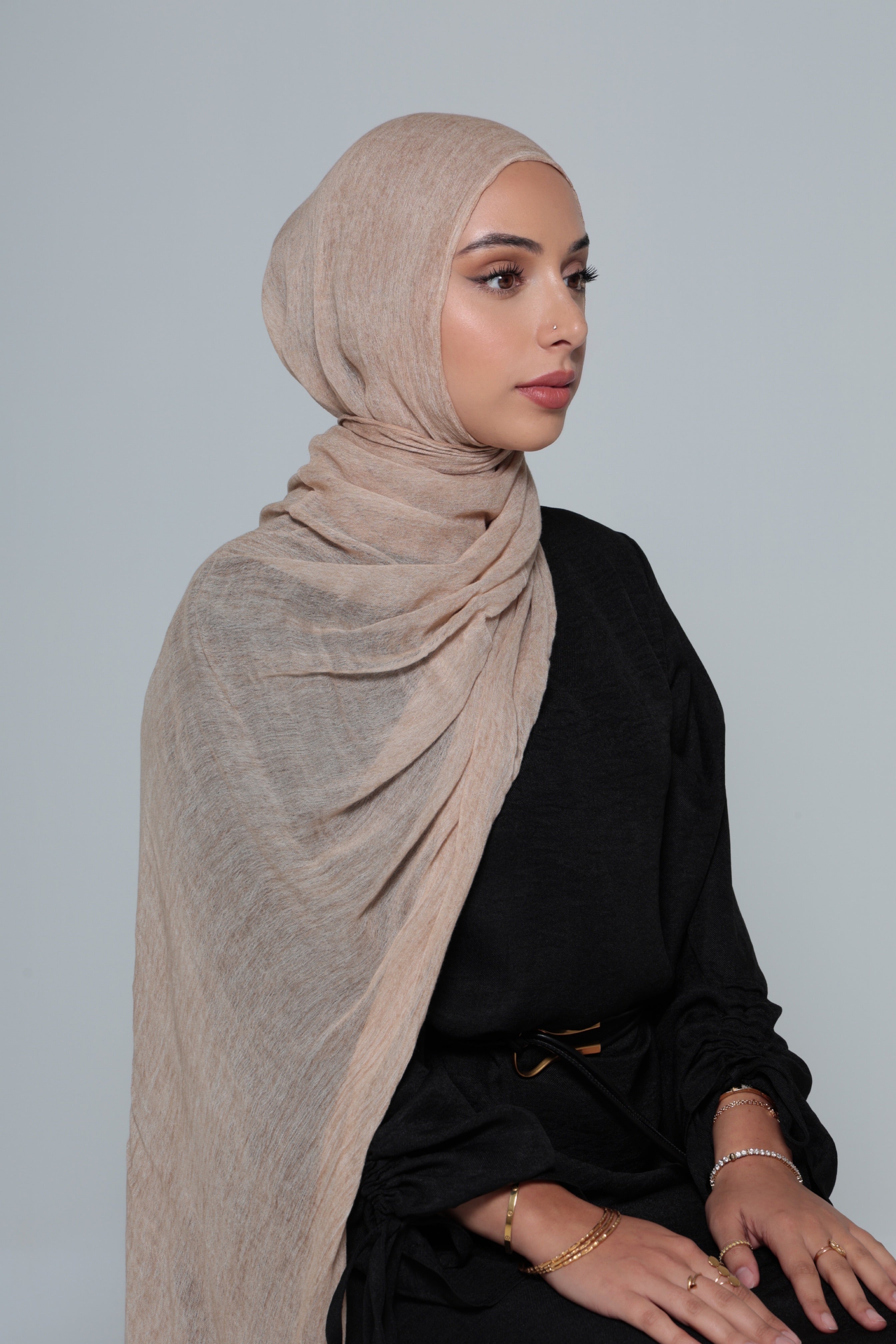 Nude Rayon Hijab